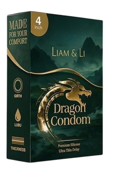 LIAM & LI Scenturs Dragon For Men 4-inch Size Skin-Friendly Comfortable Fit – Single Piece