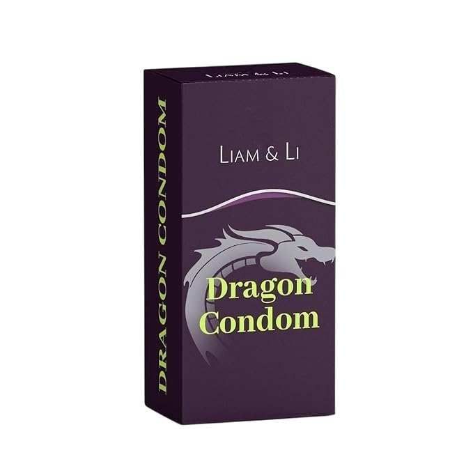 LIAM & LI Premium Dragon Textured 6 Inch for Men | Reusable | Skin Color | Pack of 1
