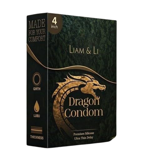 LIAM & LI Dragon for Men, Extra Large Size, Ultra Soft, Long Lasting (4-inch)