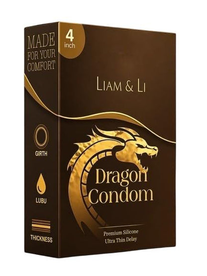 LIAM & LI Dragons For Men 4-inch for regular use | Ultra Soft | Long Lasted | Extra Pleasure | Extra size |