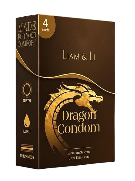 LIAM & LI Dragons For Men 4-inch for regular use | Ultra Soft | Long Lasted | Extra Pleasure | Extra size |
