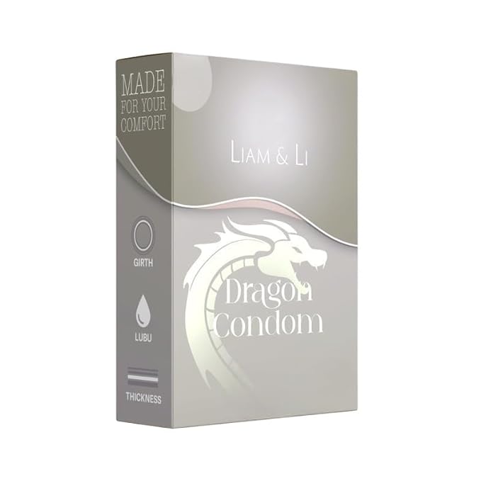 LIAM & LI Dragons Condome For Men 5-inch for regular use | Ultra Soft | Long Lasted | Extra Pleasure | Extra size