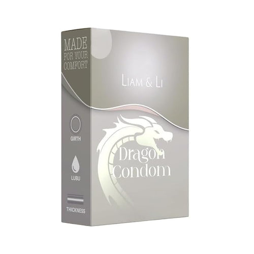 LIAM & LI Dragons Condome For Men 5-inch for regular use | Ultra Soft | Long Lasted | Extra Pleasure | Extra size