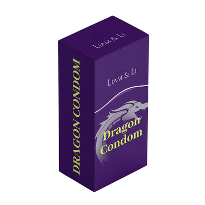 LIAM & LI Dragons Cond-om For Men 8-inch for regular use | Ultra Soft | Long Lasted | Extra Pleasure | Extra size