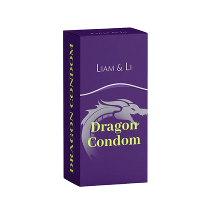 LIAM & LI Dragons Cond-om For Men 8-inch for regular use | Ultra Soft | Long Lasted | Extra Pleasure | Extra size