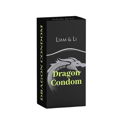 LIAM & LI Ultra Max Dragon Condom – 8 Inch Size | Full-Length Comfort | Extra Glide Latex