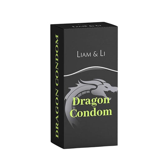 LIAM & LI Dragon Condom for Men with Smooth Texture and Comfortable Fit | 7 Inch Length | 1 Piece Pack