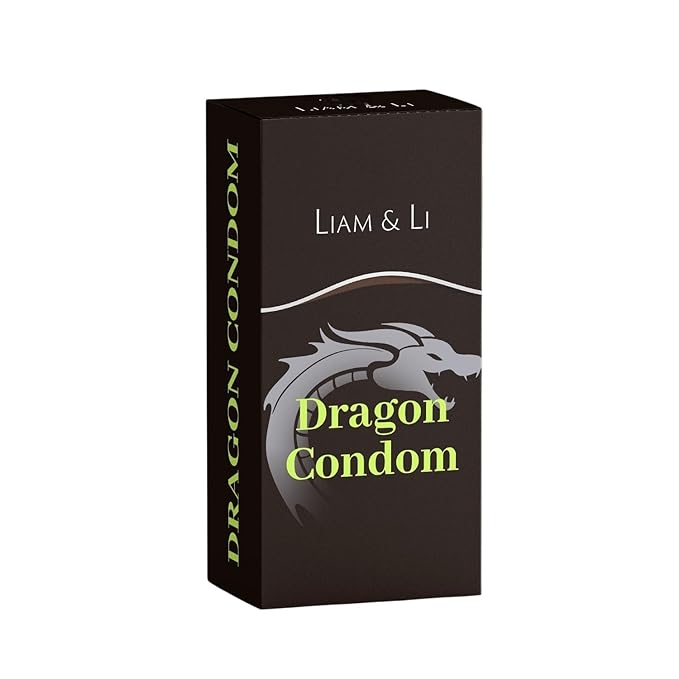 LIAM & LI Big Extra Size Dragon 5 inch imported Condom for Man | Extra Time| long-lasting condom