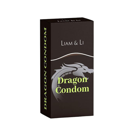 LIAM & LI Big Extra Size Dragon 5 inch imported Condom for Man | Extra Time| long-lasting condom