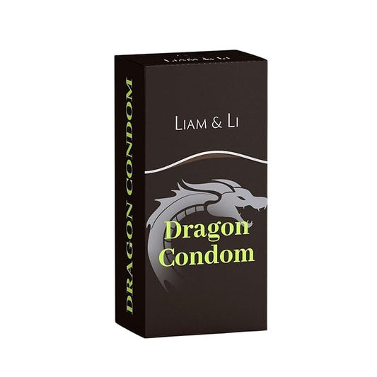 LIAM & LI Big Extra Size Dragon 5 inch imported Condom for Man | Extra Time| long-lasting condom