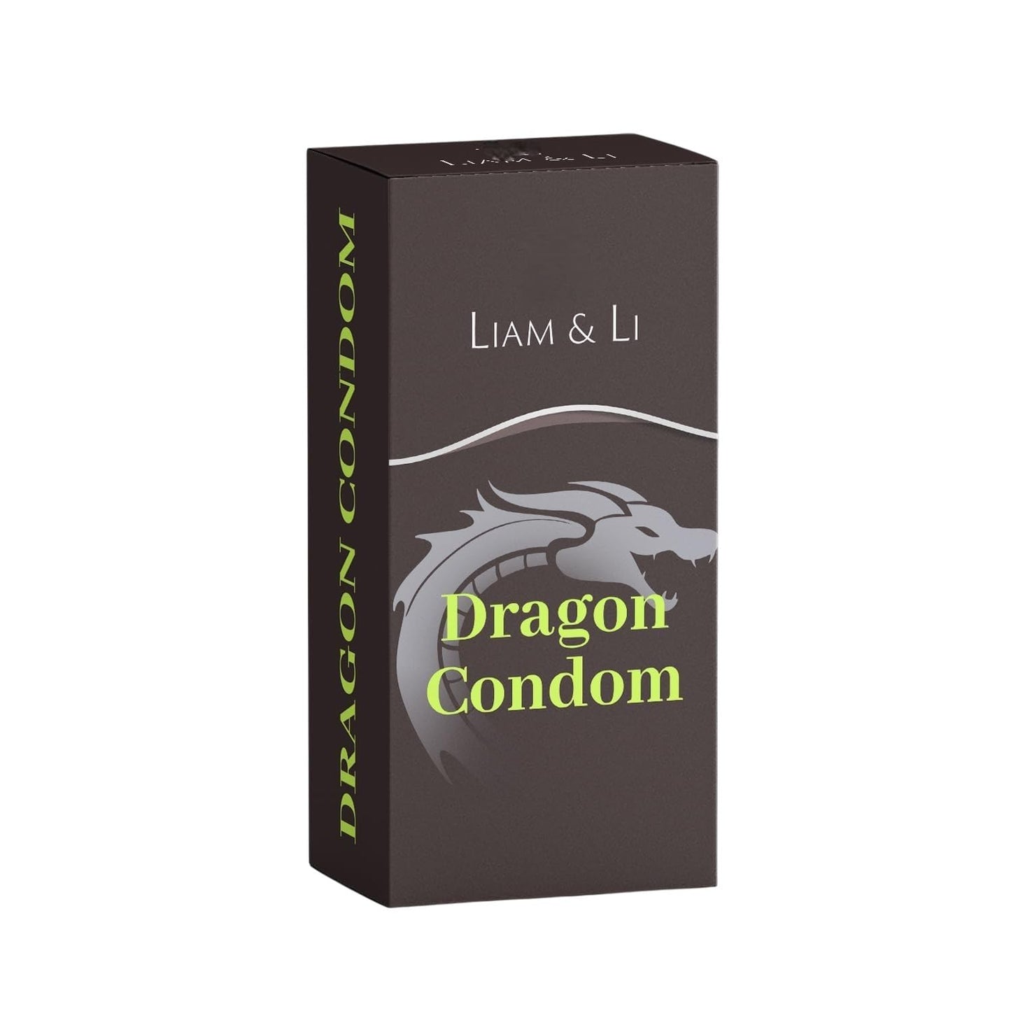 LIAM & LI Natural Latex Dragon Condom 9-Inch – Regal Design, Smooth Texture, Elevated Experience Long Lasting Men Condoms