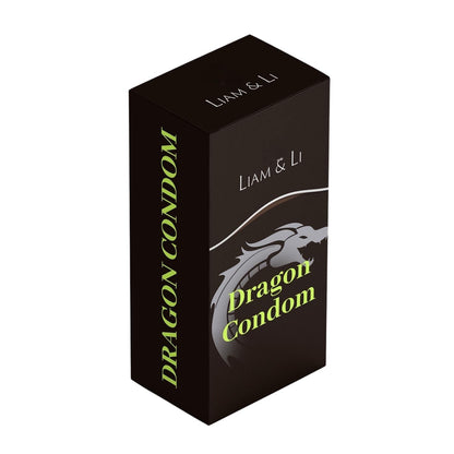 LIAM & LI Big Extra Size Dragon 5 inch imported Condom for Man | Extra Time| long-lasting condom