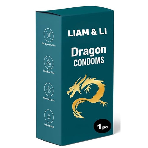 LIAM & LI Dragons Cond-om For Men 5-inch for regular use | Ultra Soft | Long Lasted | Extra Pleasure | Extra size