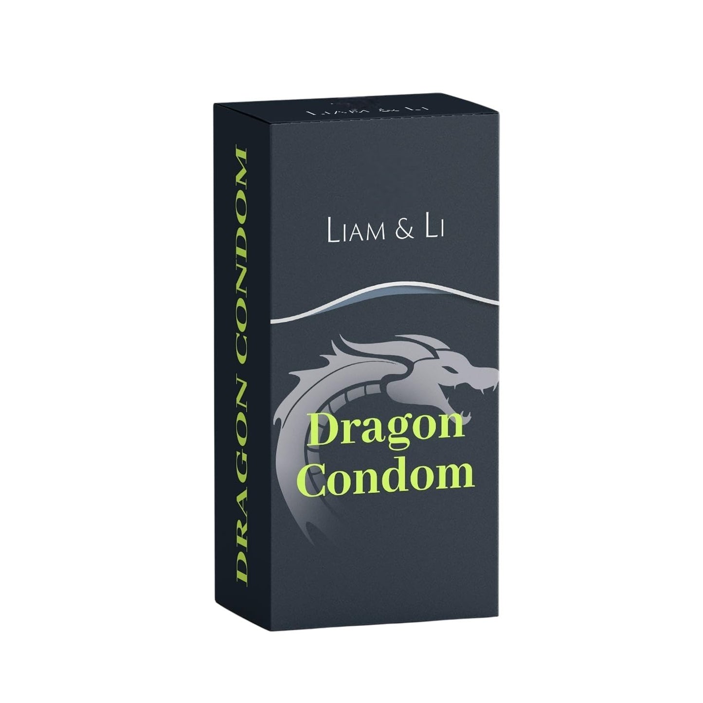 LIAM & LI Dragon Condom Dotted Condoms for Men | 6 Inch - 1 Count
