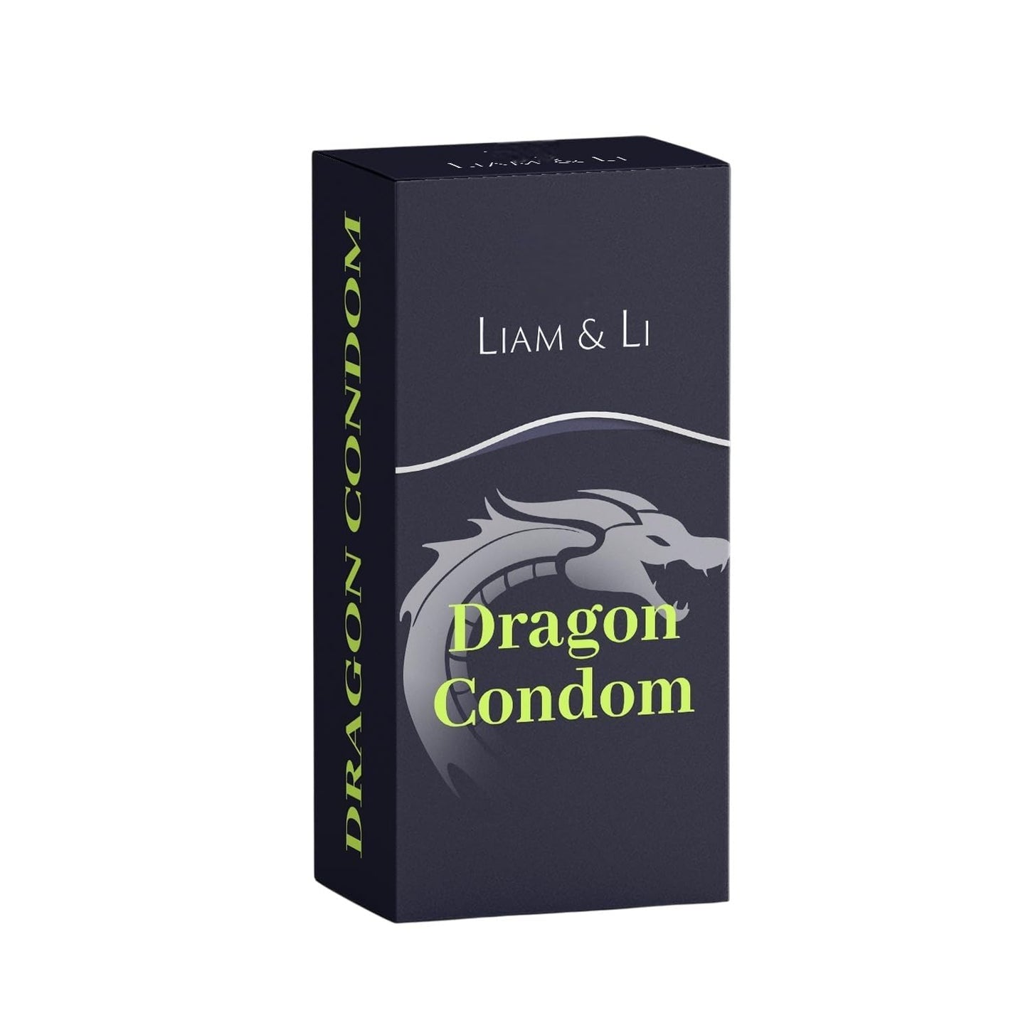LIAM & LI Dragon condom for Men, Extra size ,Long Lasted, Ultra Soft, Original Big Size Extra Large Dragon Condom for Men