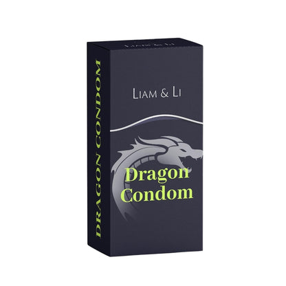 LIAM & LI Dragon condom for Men, Extra size ,Long Lasted, Ultra Soft, Original Big Size Extra Large Dragon Condom for Men