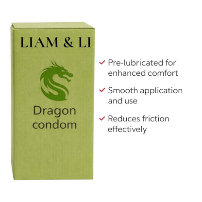 LIAM & LI Premium Size Dragon for Men 6 Inch – Big Size Textured – Skin-Friendly – Comfortable Fit – Single Piece Personal Protection