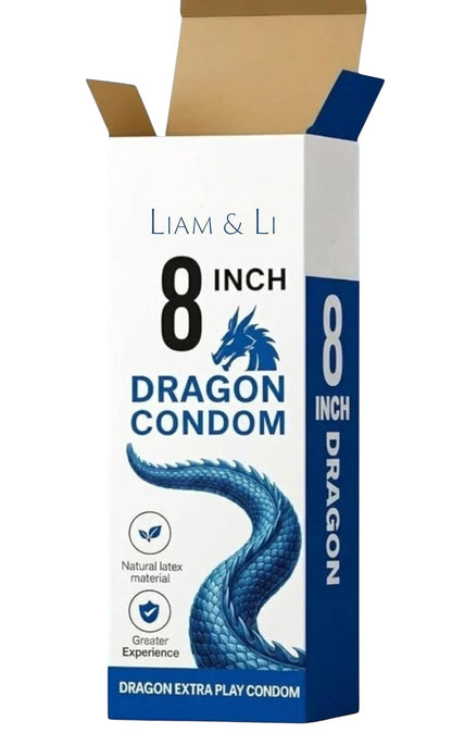 LIAM & LI Imported Dragon condom for men (8 Inch)