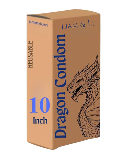 LIAM & LI Dragon Condom For Men 10-inch for regular use | Ultra Soft | Long Lasted