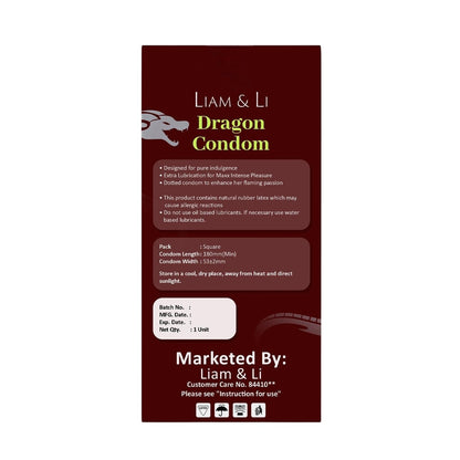 LIAM & LI Dragon Condom 8-Inch