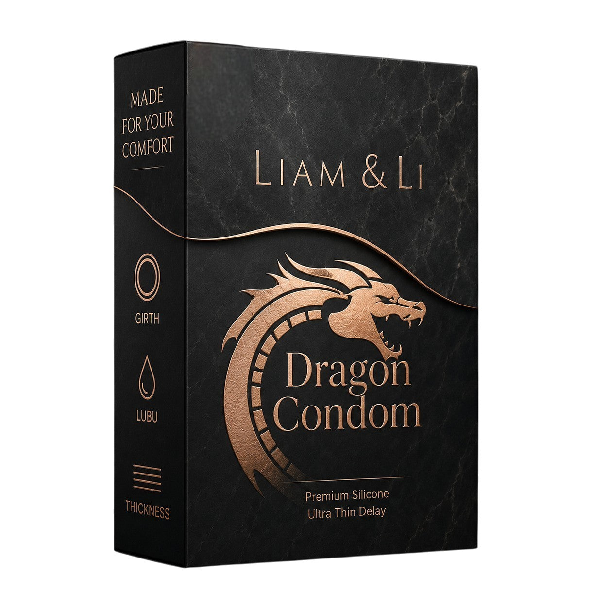 LIAM & LI Premium Dragon Con-dom For Men 7-inch for regular use | Ultra Soft | Long Lasted