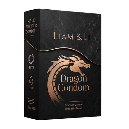 LIAM & LI Premium Dragon Con-dom For Men 7-inch for regular use | Ultra Soft | Long Lasted