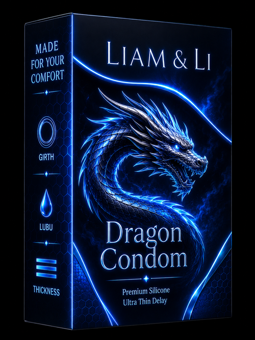 LIAM & LI Dragons Cond-om For Men regular use | Ultra Soft | Long Lasted | Extra Pleasure | Extra size |