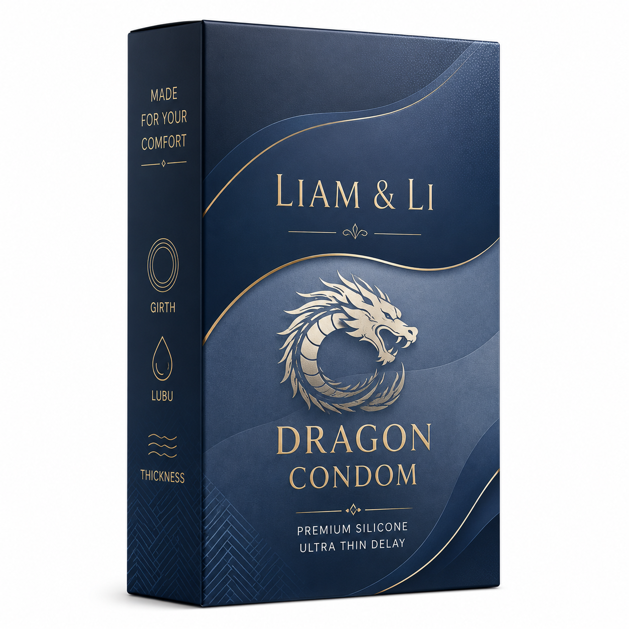 LIAM & LI Dragon For Men 4-inch for regular use | Ultra Soft | Long Lasted