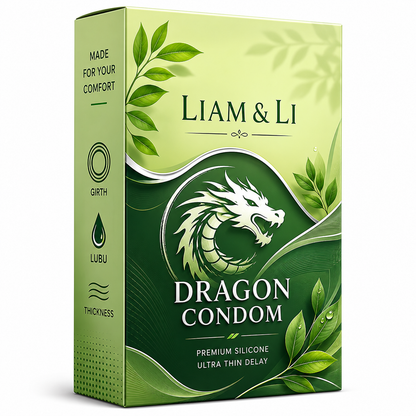 LIAM & LI Premium Size Dragon 5 Inch Condom For Men | Dragon condom 10 inch big size