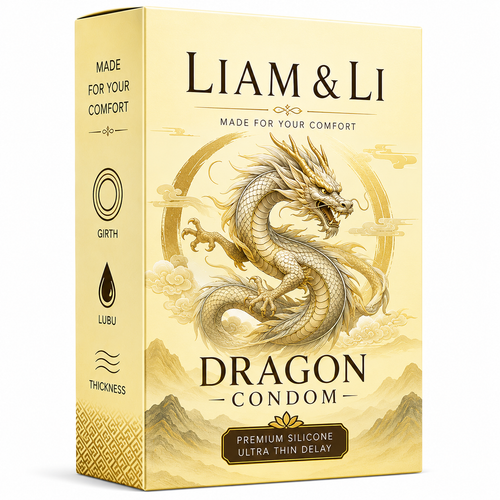 LIAM & LI Dragon Condom For Men 10-inch for regular use | Ultra Soft | Long Lasted