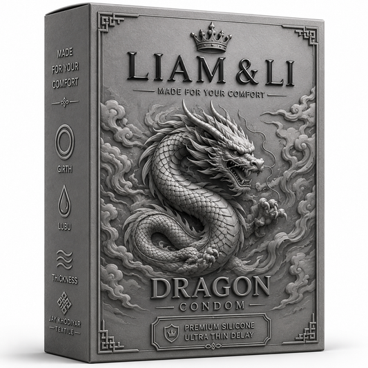 LIAM & LI Dragon Condom For Men 10-inch for regular use | Ultra Soft | Long Lasted
