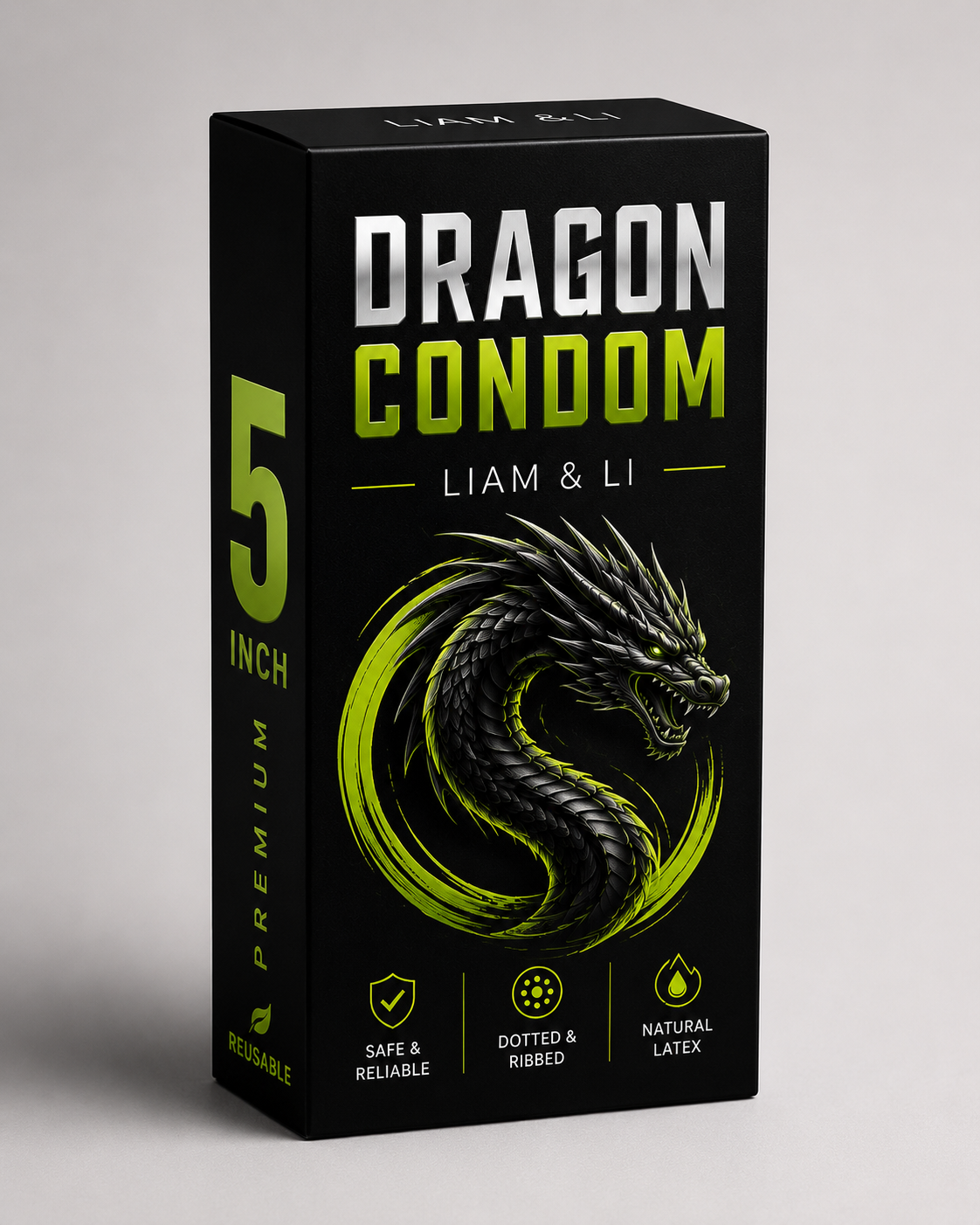 LIAM & LI Condom for Men To Enjoy Life More Fun More Delay Extra Large size